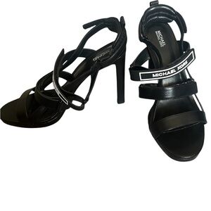 Michael Kors Black Leather Heel Pumps- Woman’s Size 11